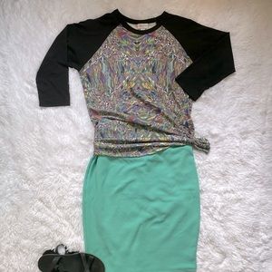 Colorful Baseball T / LulaRoe Randy